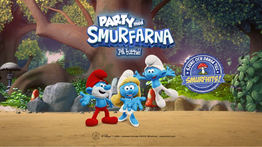 Party med Smurfarna