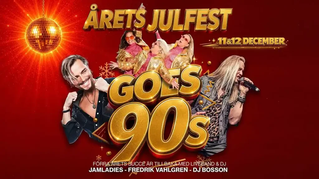 Årets julfest goes 90s
